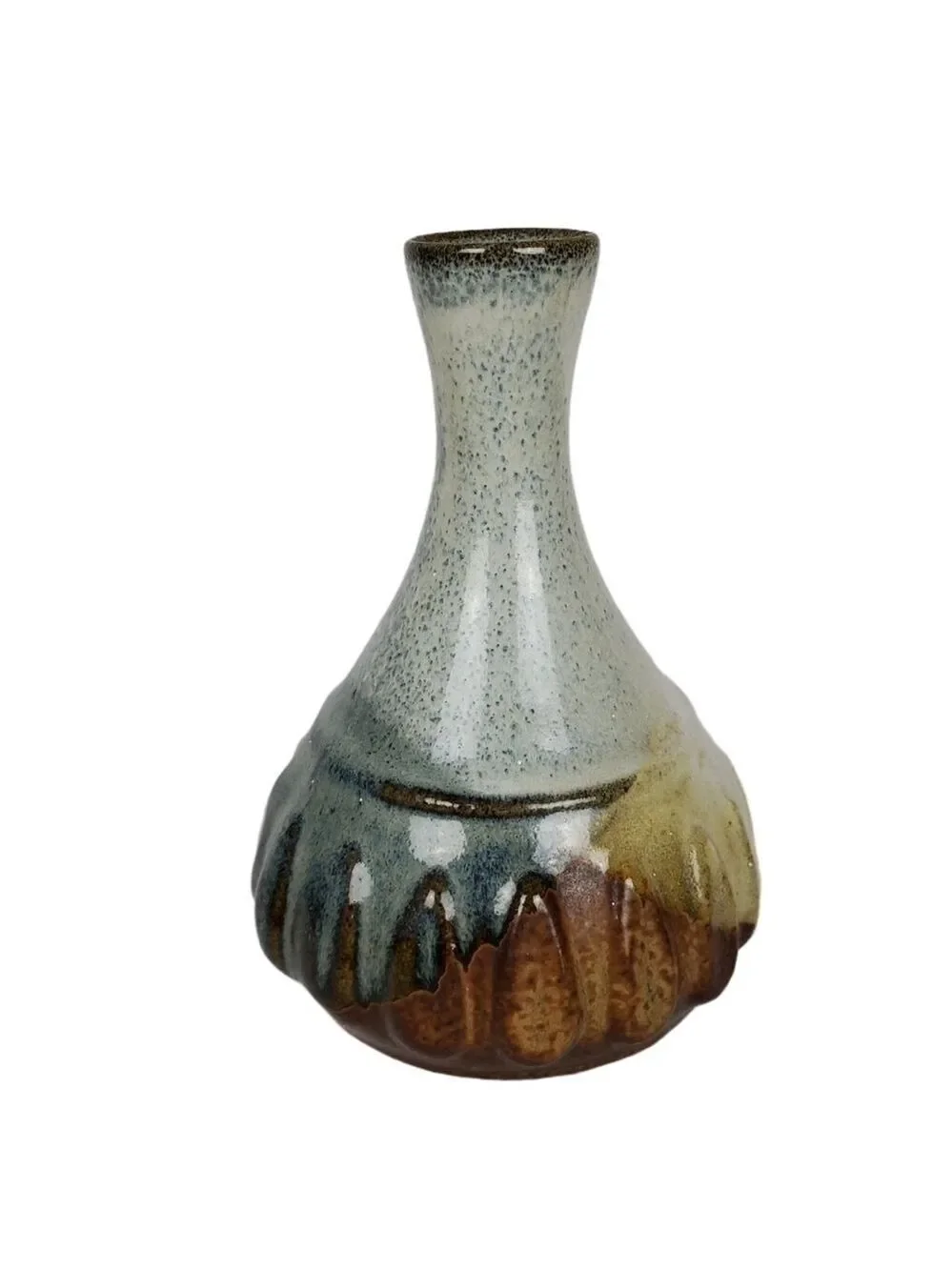 Pottery bud vase
